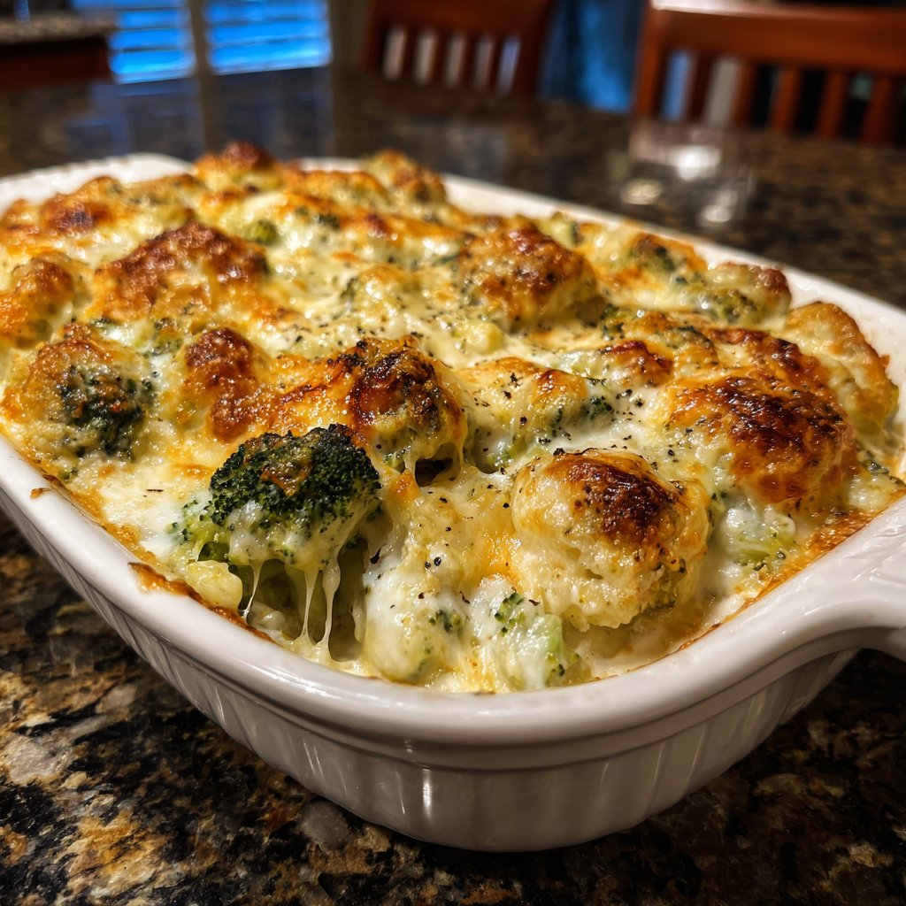 Brokkoli Auflauf Low Carb