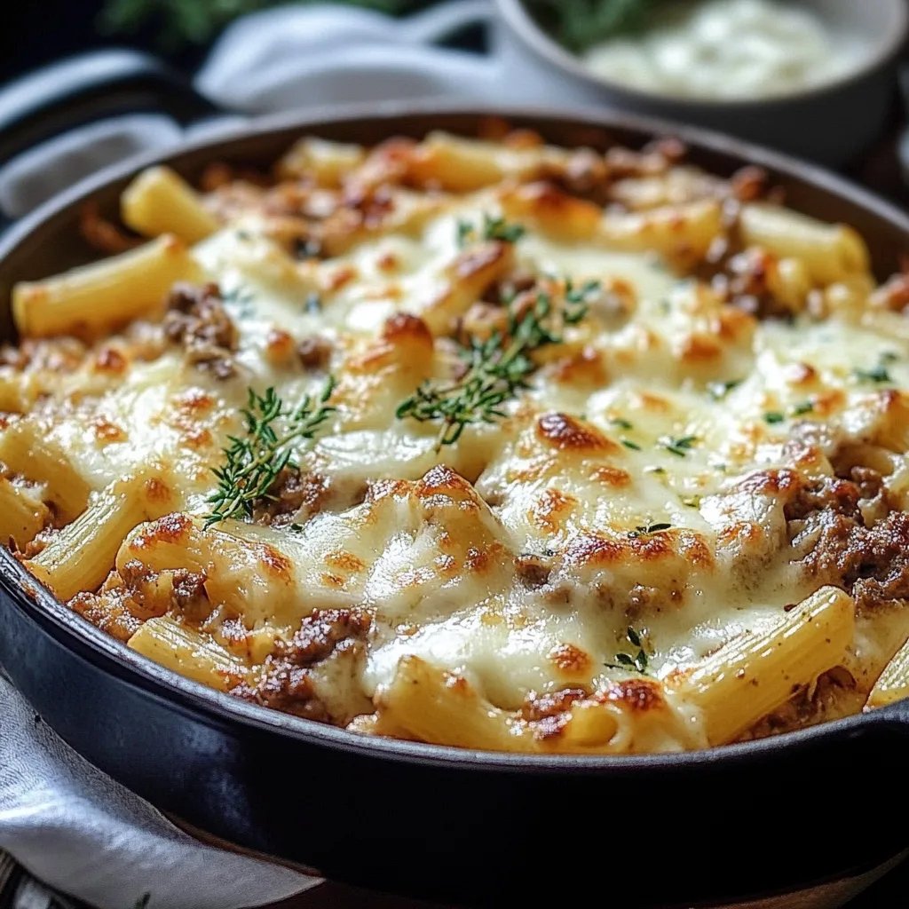 Griechischer Nudelauflauf