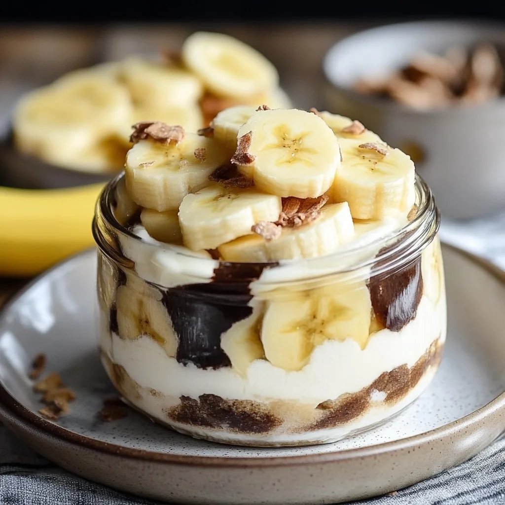 Bananensplit-Dessert