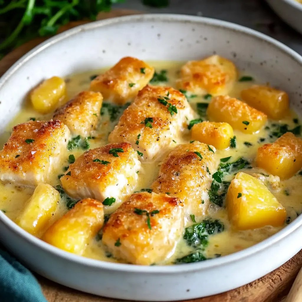 Fischstäbchen Auflauf mit Kartoffeln