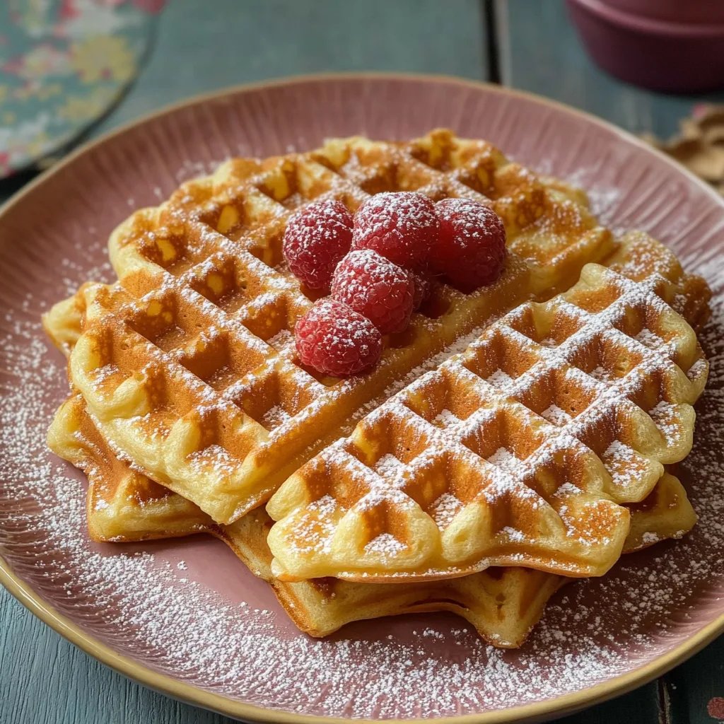 Waffelteig für knusprige Waffeln
