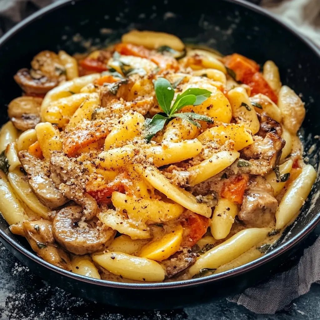 Schnelle Schupfnudel-Hack-Pfanne