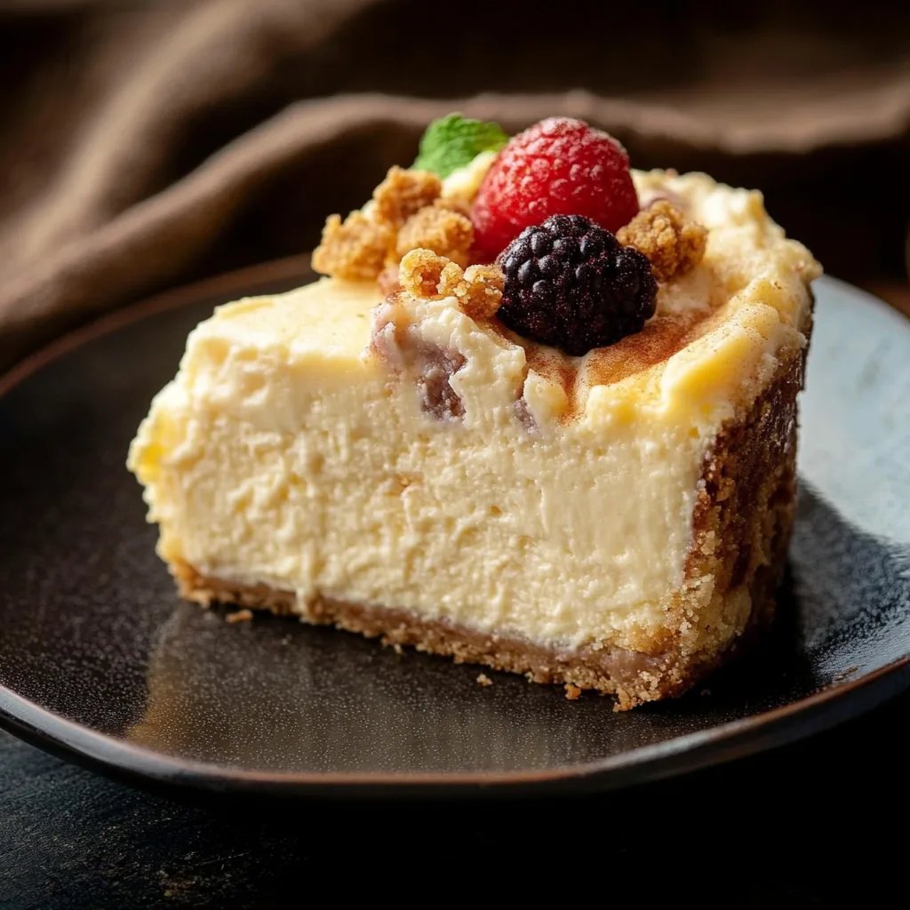 Bratapfel-Cheesecake mit Zimtsreusel