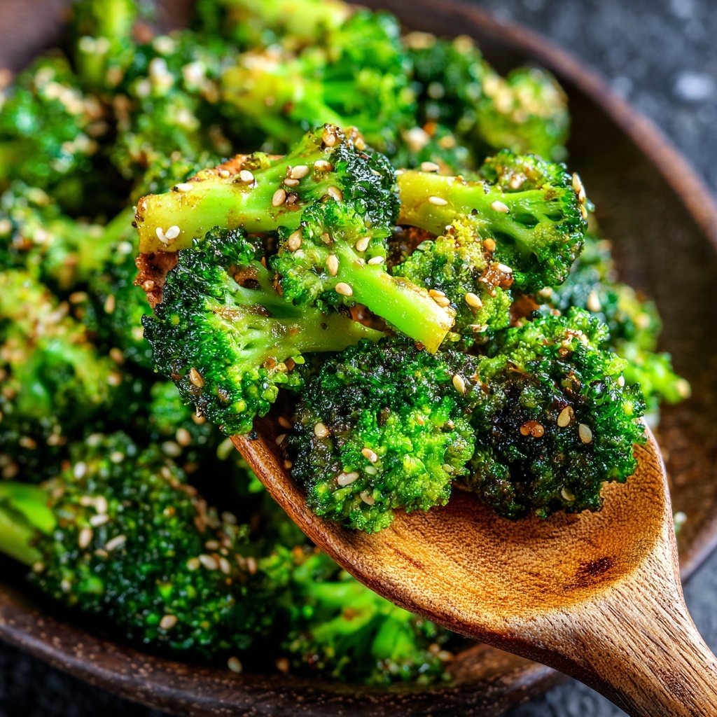 Brokkoli Pfanne Mit Sesam