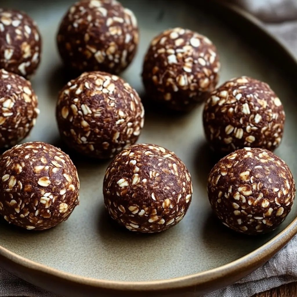 Schoko-Hafer-Energiekugeln