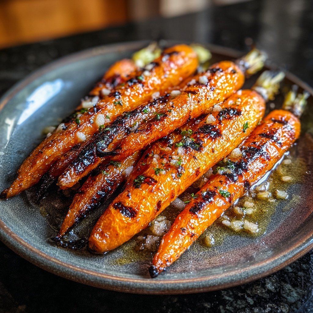 Gegrillte Karotten Mit Honig