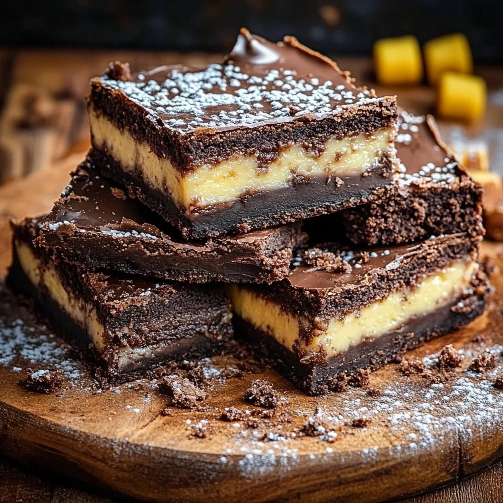 Köstliche Cheesecake Brownies