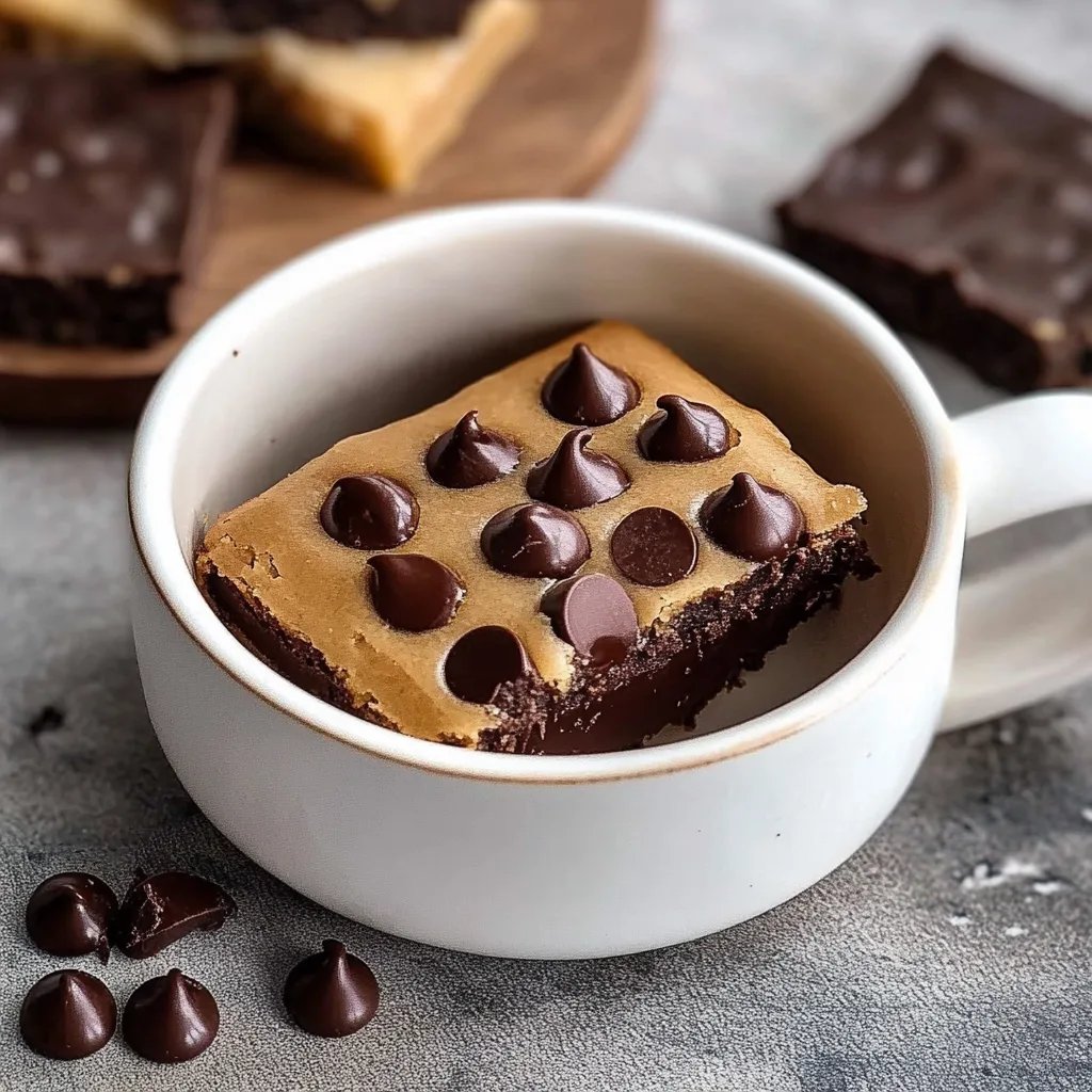 Mikrowellen-Schokoladenkekse in der Tasse