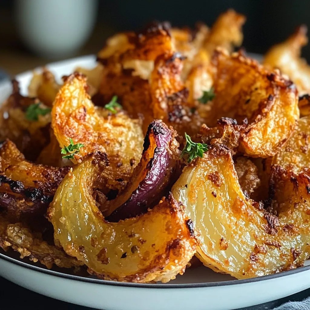 Blühende Zwiebel aus der Heißluftfritteuse