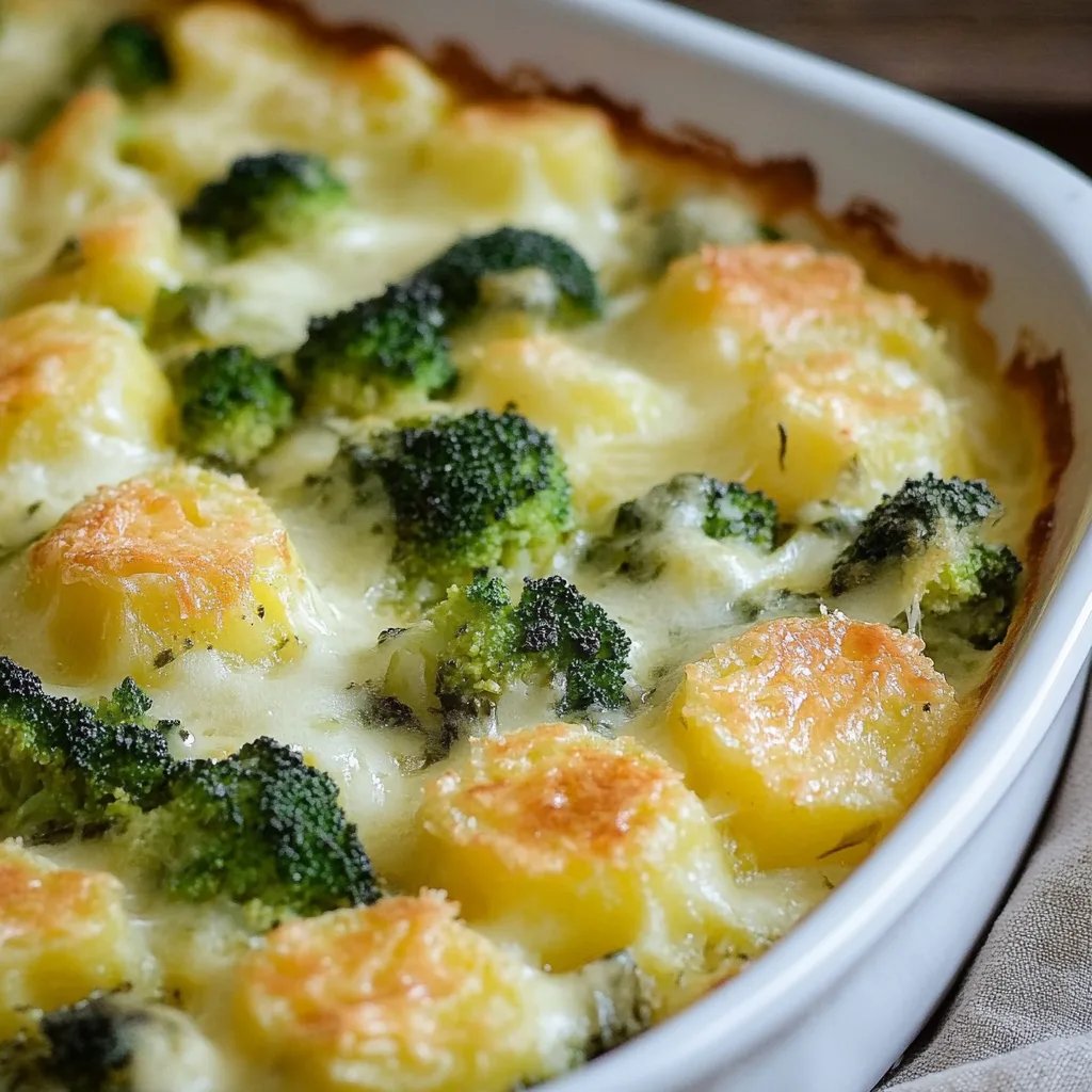 Kartoffelgratin mit Romanesco